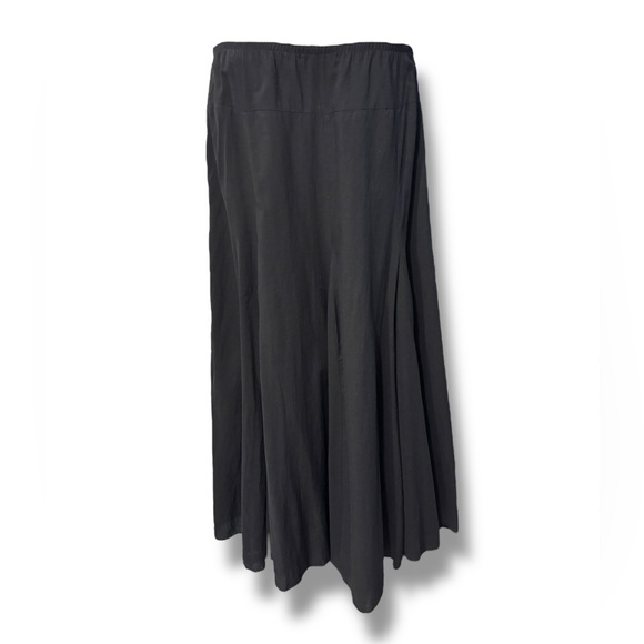 KAREN KANE Black Cotton Full Maxi Skirt - Picture 3 of 8
